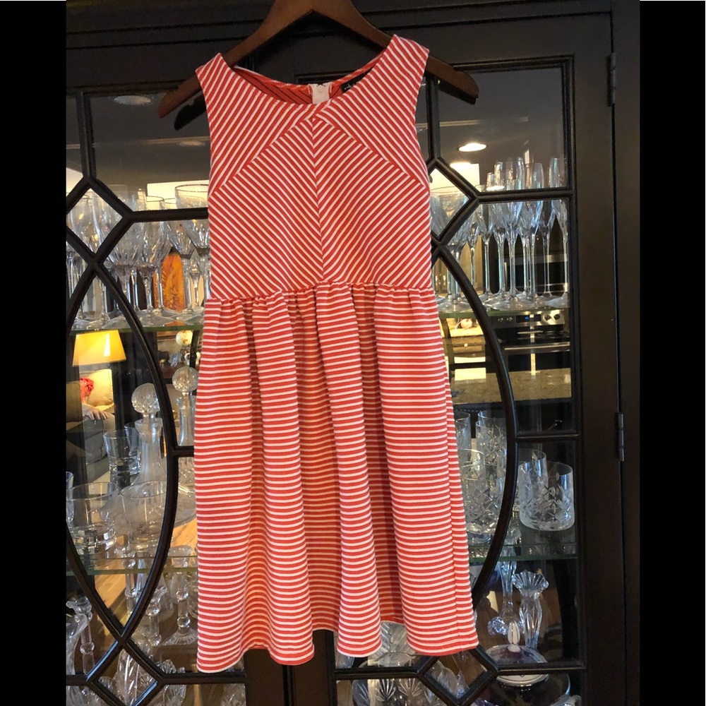 Red and white stripe dress  NWOT